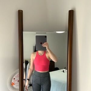 Beyond Yoga Pink Cropped Workout Top